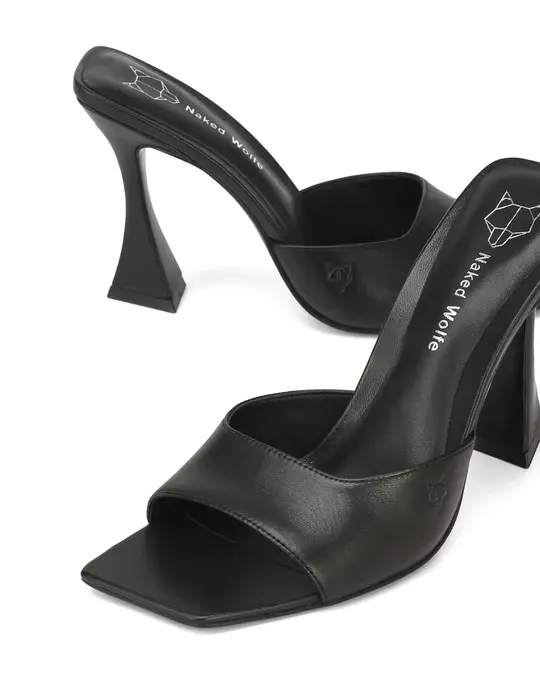 Giày cao gót Naked Wolfe JAZZ 'BLACK METALLIC' - Ảnh 4