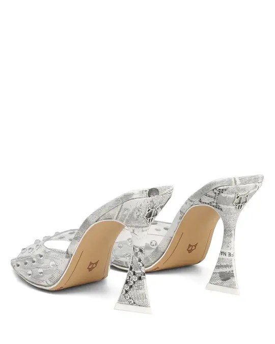 Giày cao gót Naked Wolfe JAZZ 'WHITE DENIM' - Ảnh 3