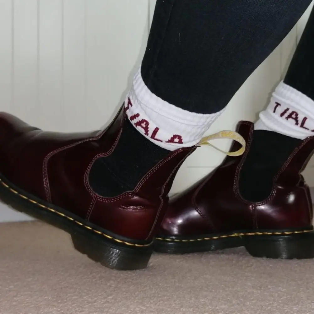 Giày Dr. Martens 2976 Chelsea Boots 'Cherry Red' 21802600 - Ảnh 3