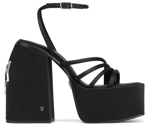 Giày cao gót Naked Wolfe JENNY 'BLACK SATIN'