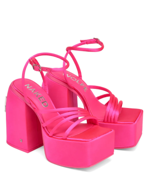 Alternative view of Giày cao gót Naked Wolfe JENNY 'PINK SATIN'