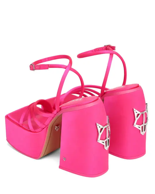 Giày cao gót Naked Wolfe JENNY 'PINK SATIN' - Ảnh 3