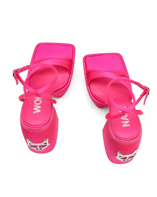 Giày cao gót Naked Wolfe JENNY 'PINK SATIN' - Ảnh 5
