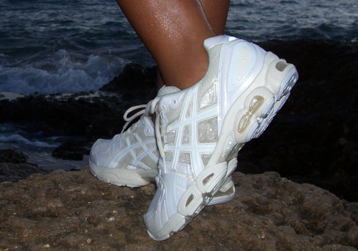 Giày Asics x Jessica Gonsalves Gel-Nimbus 9 'Cream White' 1201A733-100 - Ảnh 2