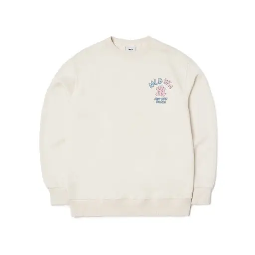Áo MLB Like Ice Back Graphic Brushed Over Fit Sweatshirt 3AMTL5116-50CRS