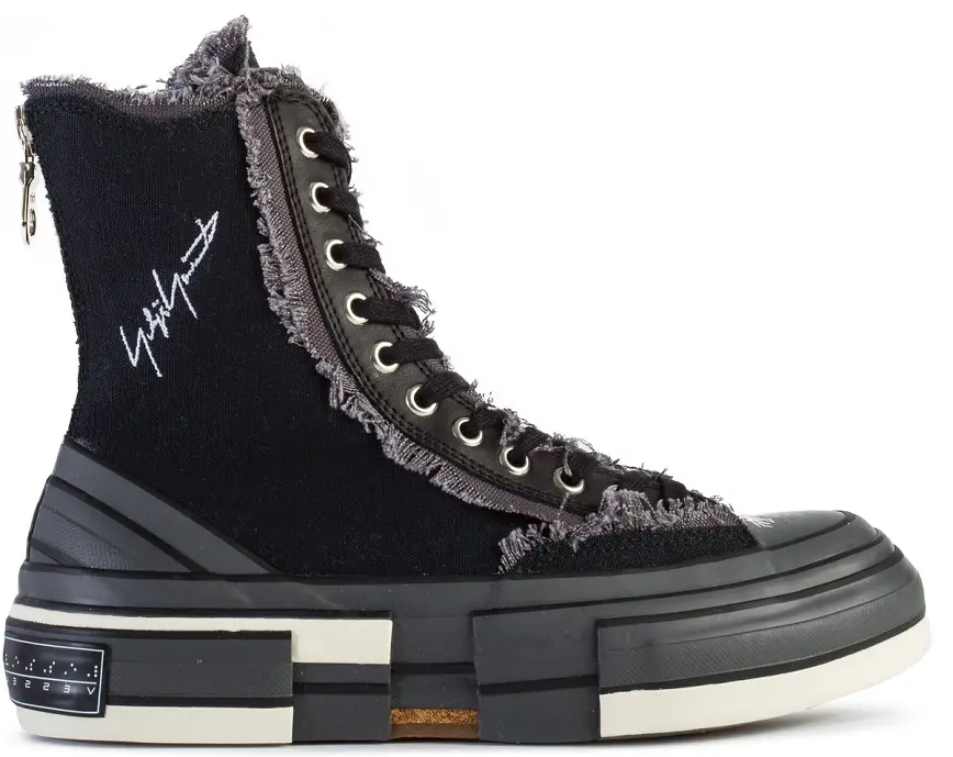 Giày Xvessel G.O.P. Highs for Yohji Yamamoto BLACK