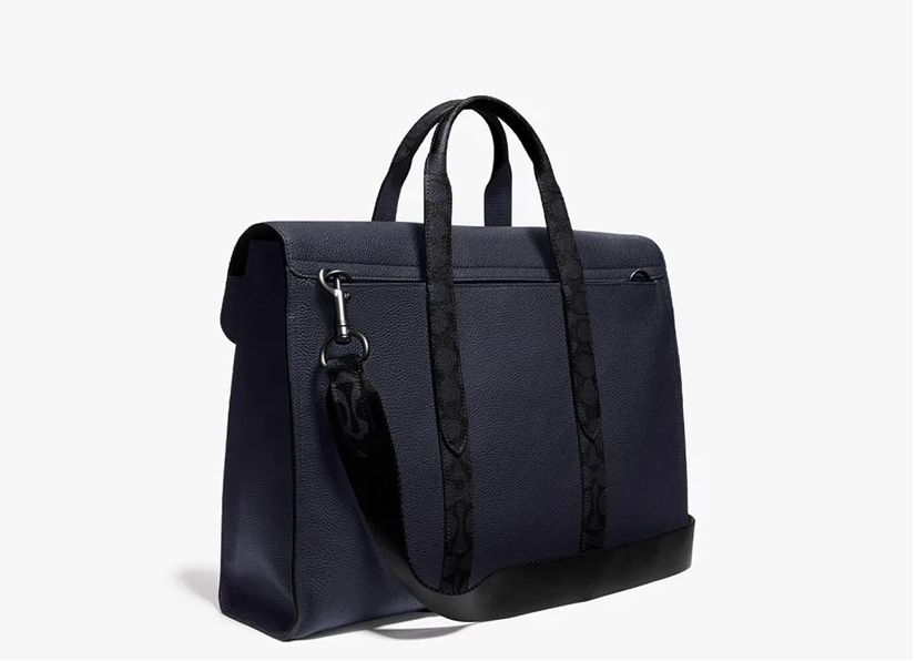 Túi Coach Metropolitan Portfolio Signature Canvas Blocking 76193-JIP2V - Ảnh 2