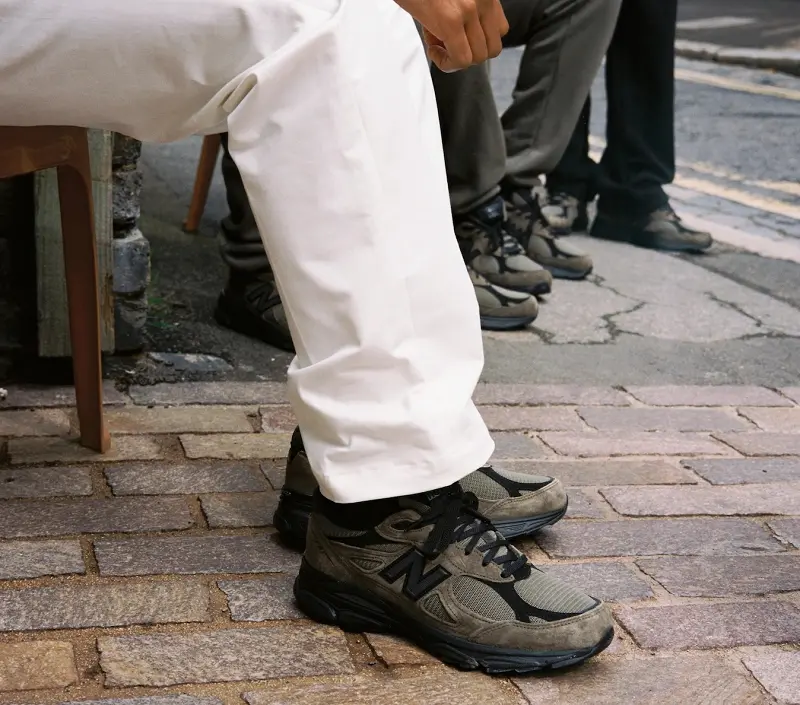 Alternative view of Giày New Balance 990v3 JJJJound ‘Brown Black’ M990JJ3