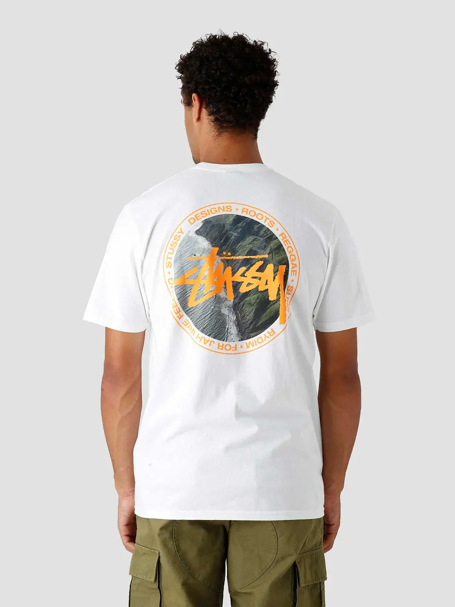 Áo Stussy Coastline Tee 'White' 1904817 - Ảnh 3