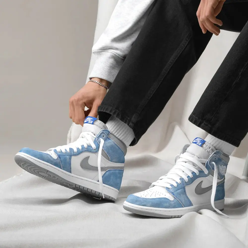 Giày Nike Air Jordan 1 Retro High OG Hyper Royal 555088-402 - Ảnh 5