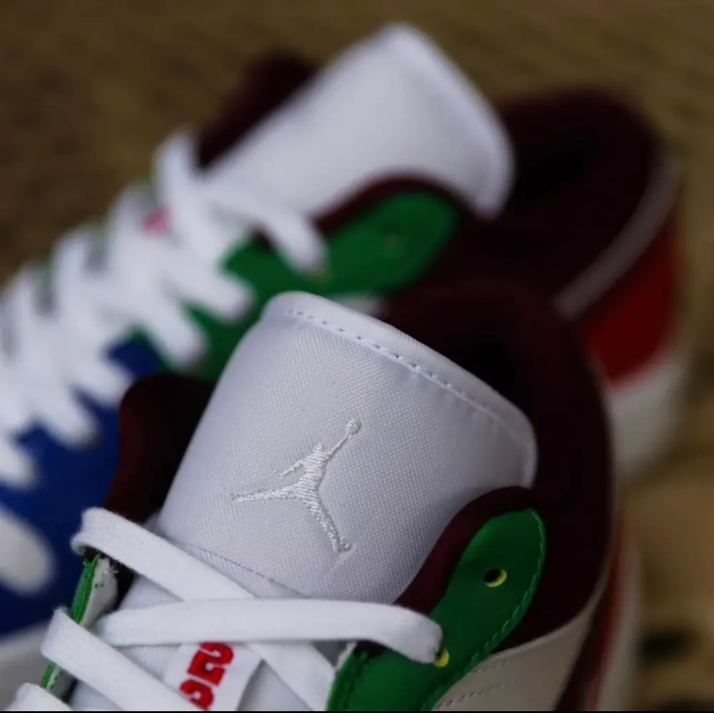 Alternative view of Giày Nike Wmns Air Jordan 1 Low SE 'Multi-Color' DB5455-100
