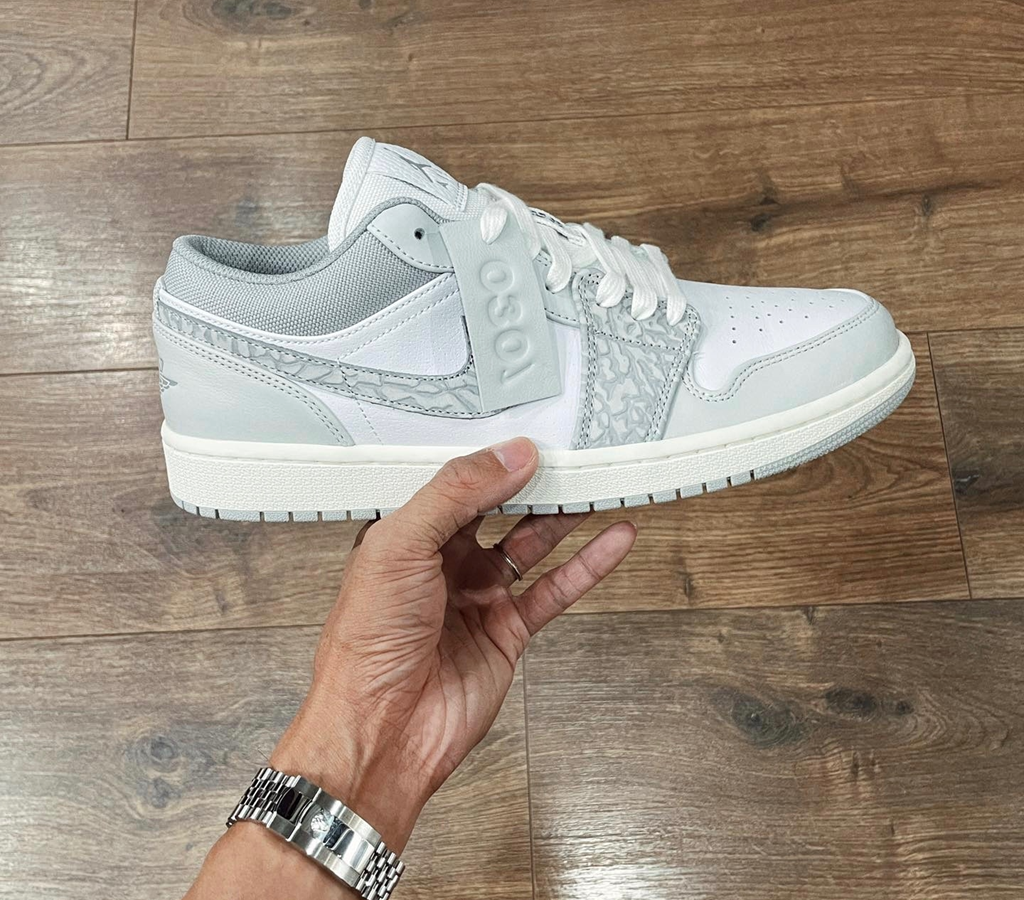 Giày Nike Air Jordan 1 Low Premium ‘Elephant Print’ DH4269-100 - Ảnh 3