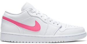 Giày Nike Air Jordan 1 Low White Multi-Color Swoosh CW7033-100