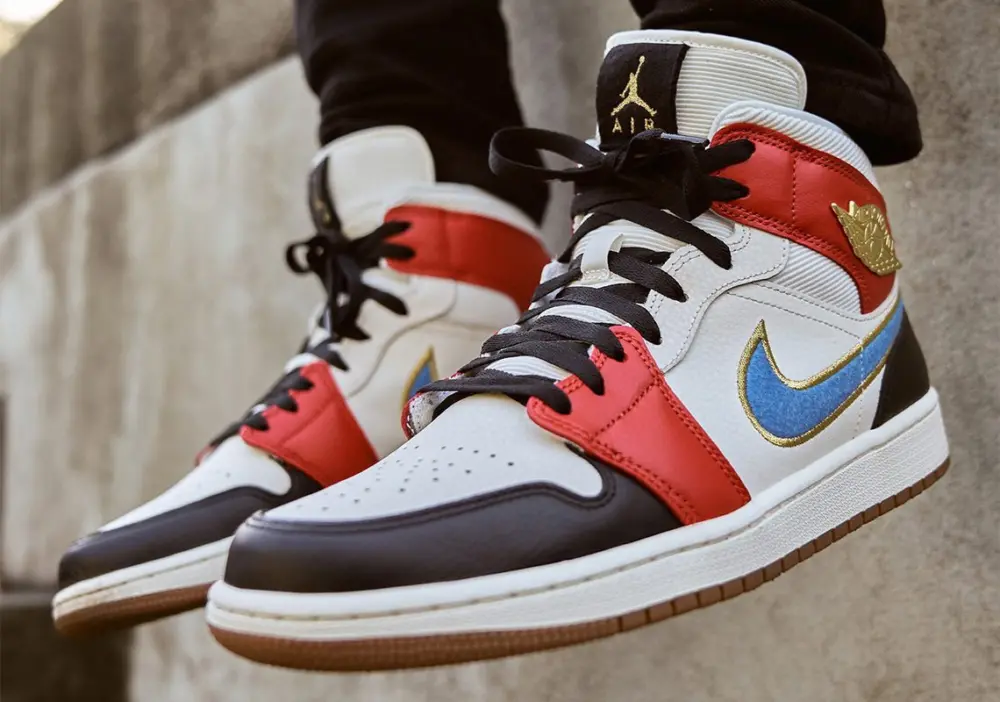 Giày Nike Air Jordan 1 Mid 'Let(Her)Man' DC1426-100 - Ảnh 4