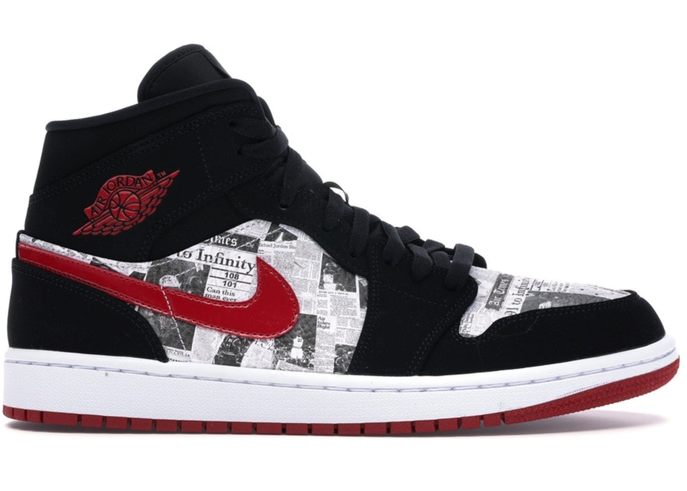 Giày Nike Air Jordan 1 Mid Newspaper 852542-061