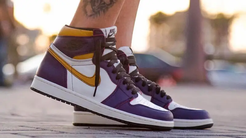 Giày Nike Air Jordan 1 Retro High SB 'LA To Chicago' CD6578-507 - Ảnh 4