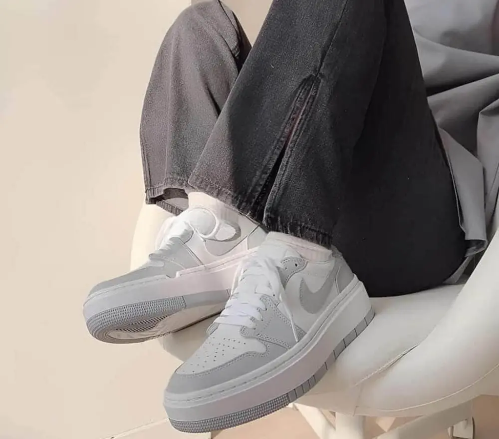 Giày Nike Air Jordan 1 LV8D Elevate 'Wolf Grey' DH7004-100 - Ảnh 4