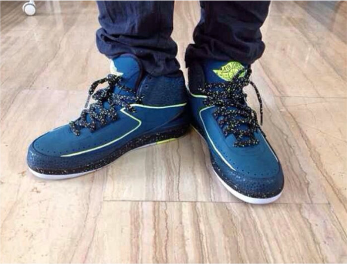 Giày Nike Air Jordan 2 Retro 'Nightshade' 385475-303 - Ảnh 5