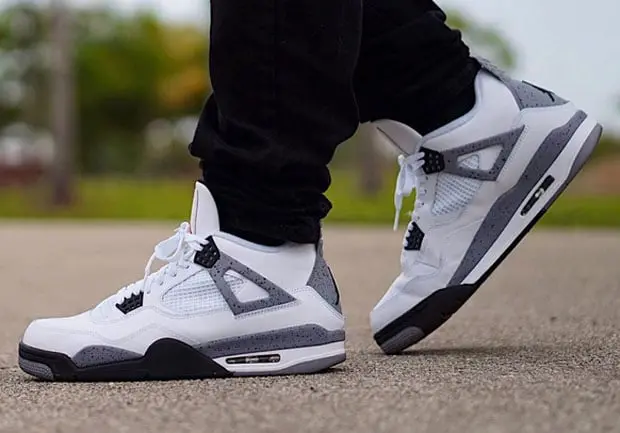 Alternative view of Giày Nike Air Jordan 4 Golf 'White Cement' CU9981-100