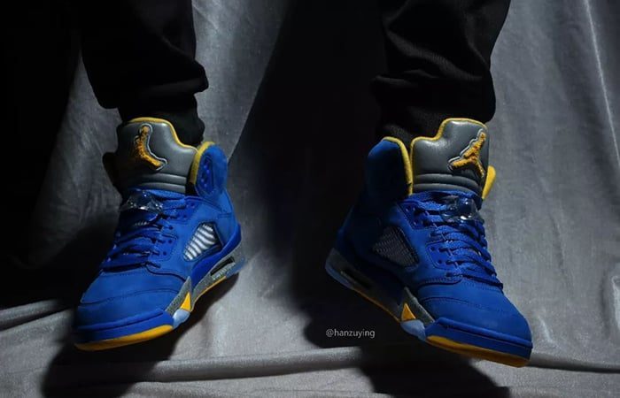 Giày Nike Air Jordan 5 Retro JSP 'Laney' Varsity Royal CD2720-400 - Ảnh 2