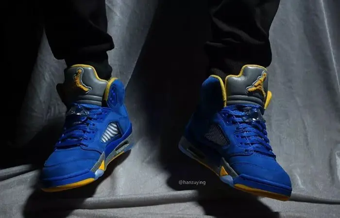 Alternative view of Giày Nike Air Jordan 5 Retro JSP 'Laney' Varsity Royal  CD2720-400