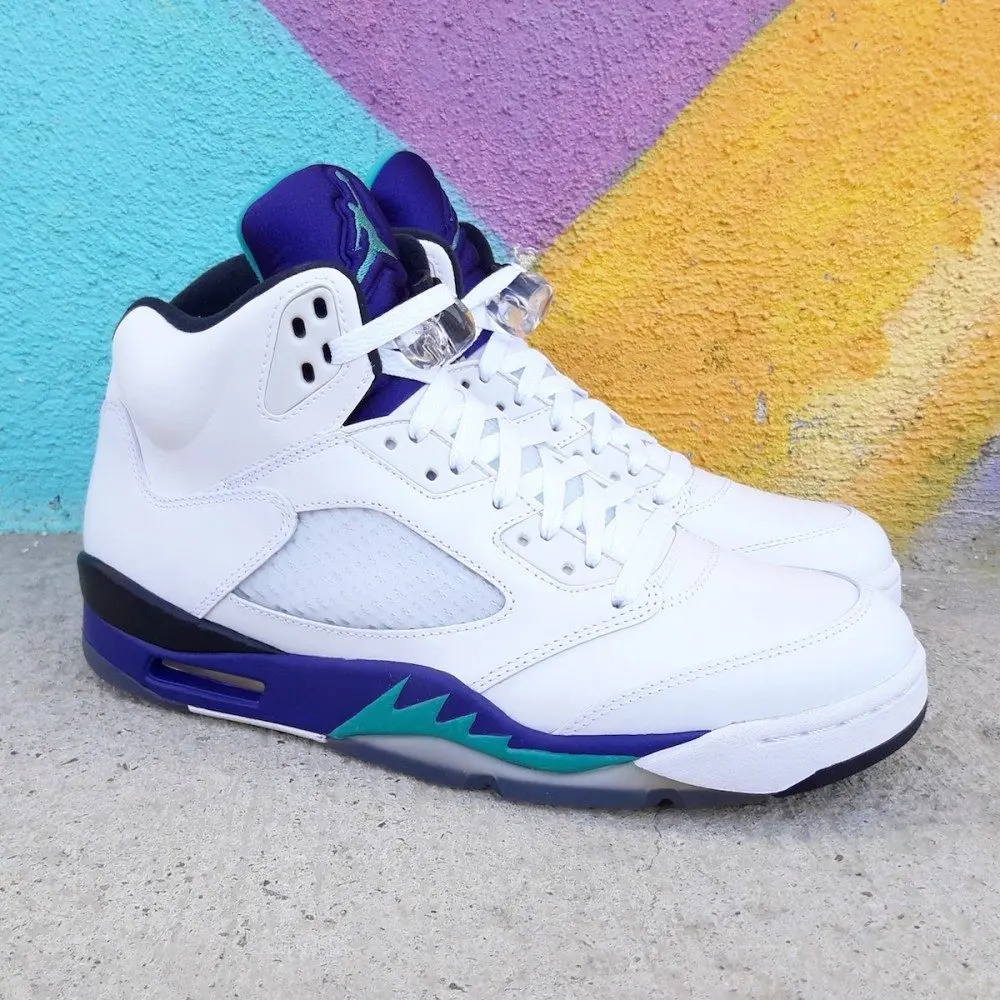 Alternative view of Giày Air Jordan 5 Retro 'Grape' 2013 136027-108
