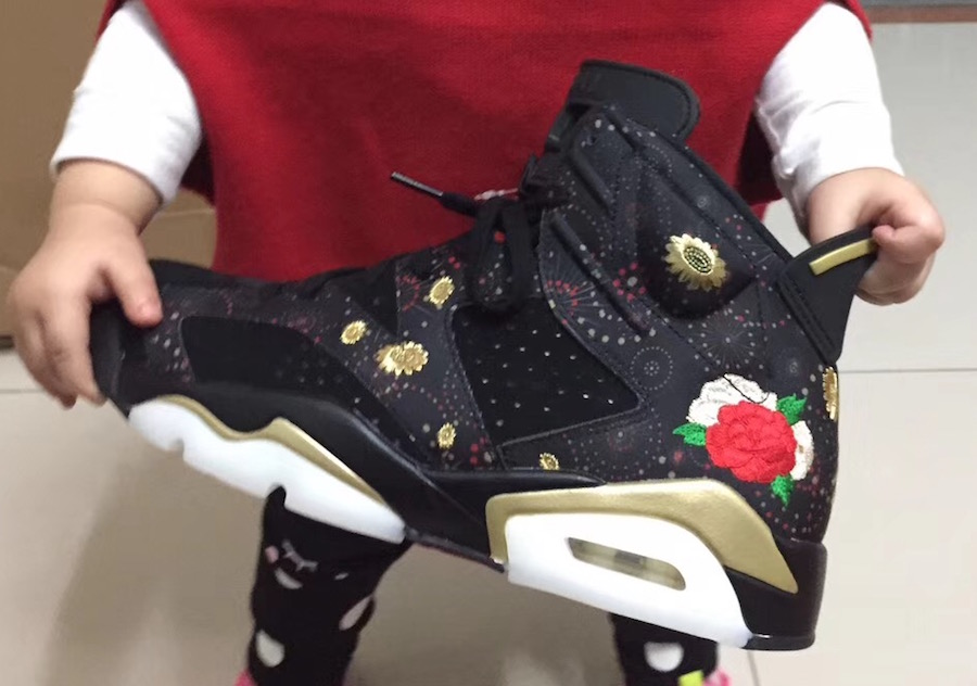 Giày Nike Air Jordan 6 Retro BG 'Chinese New Year' AA2495-021 - Ảnh 5