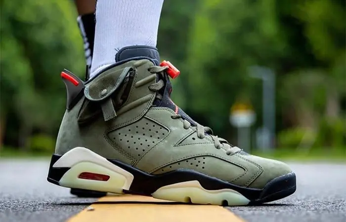 Alternative view of Giày Nike Travis Scott x Air Jordan 6 Retro 'Olive' CN1084-200