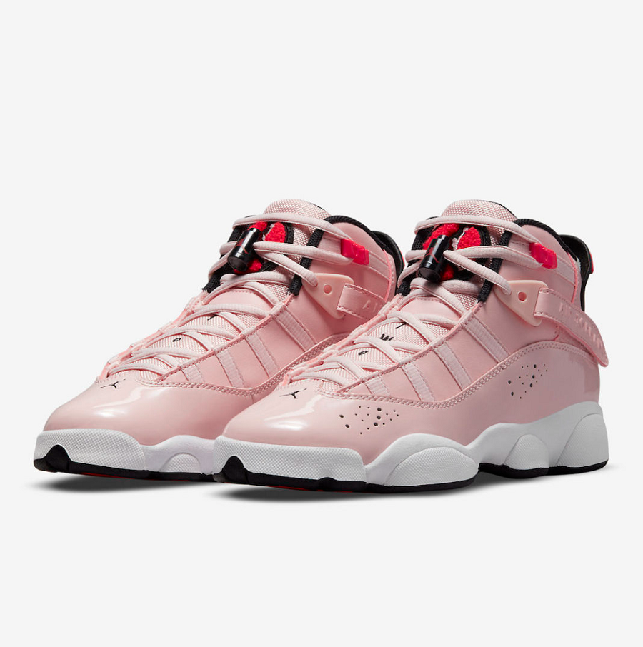 Giày Nike Air Jordan 6 Rings 'Atmosphere' GS 323419-602 - Ảnh 5