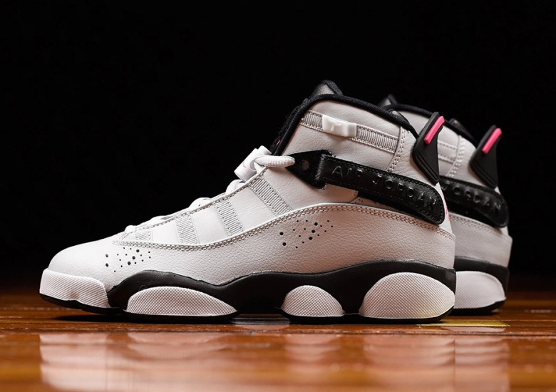 Giày Nike Jordan 6 Rings GS 'Pink Flash' 323399-009 - Ảnh 3