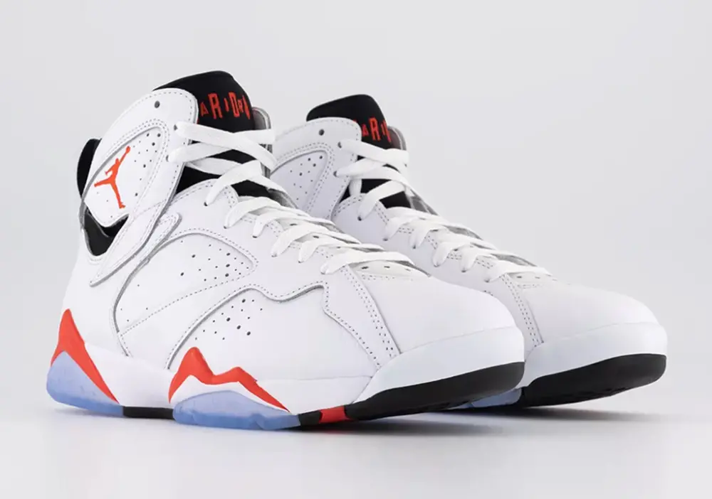 Giày Nike Air Jordan 7 Retro 'White Infrared' CU9307-160 - Ảnh 5