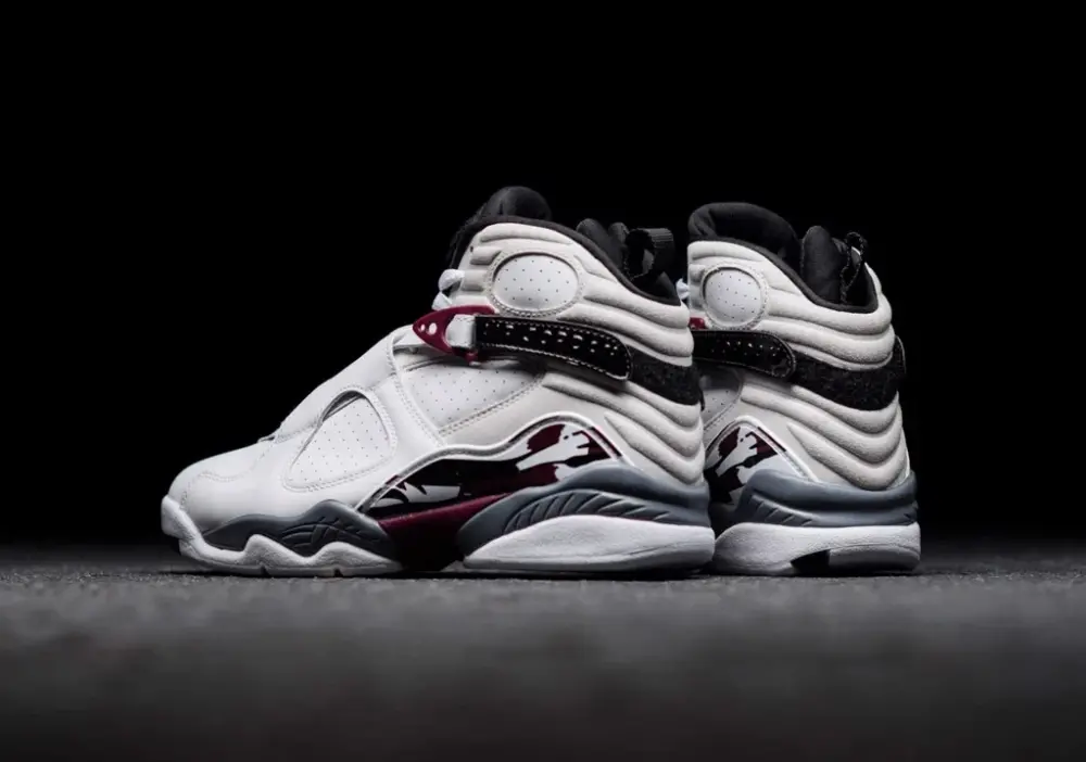 Alternative view of Giày Nike Wmns Air Jordan 8 Retro 'Burgundy' CI1236-104