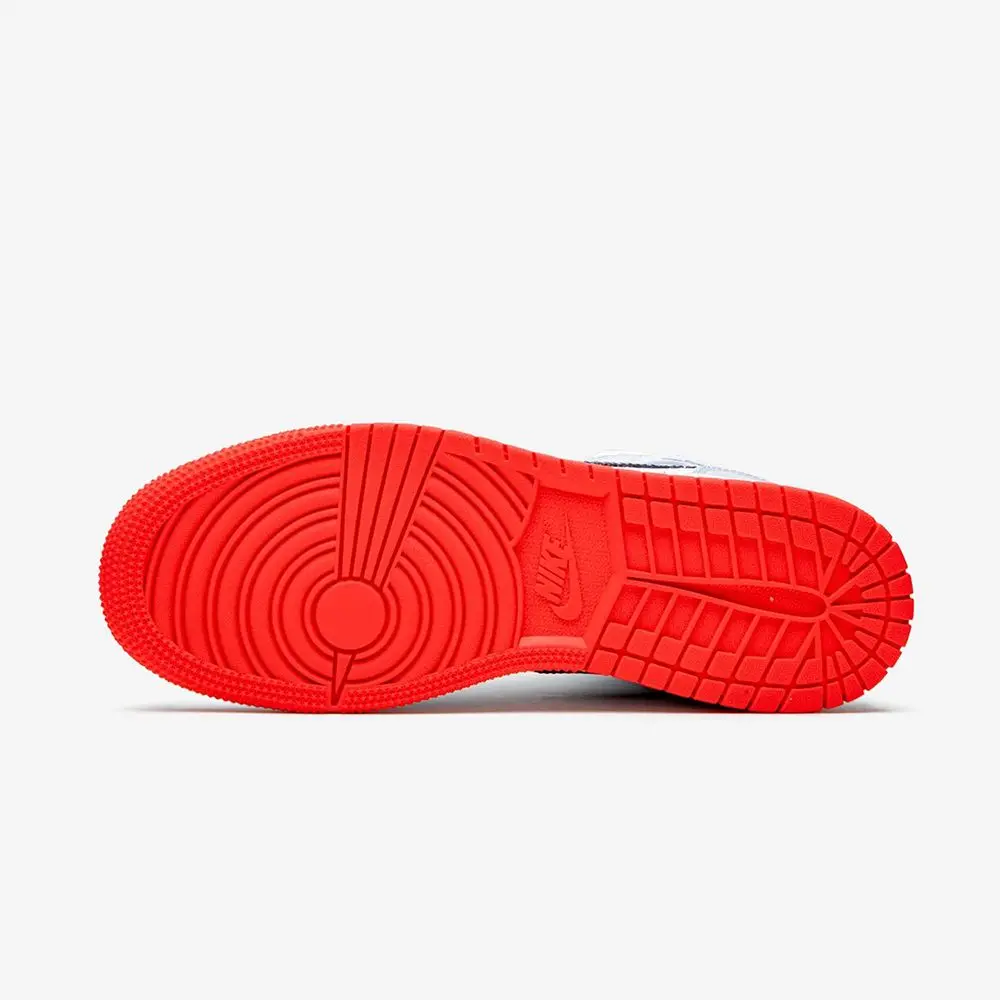 Giày Nike Air Jordan 1 Mid GS 'Half Blue' 555112-400 - Ảnh 5