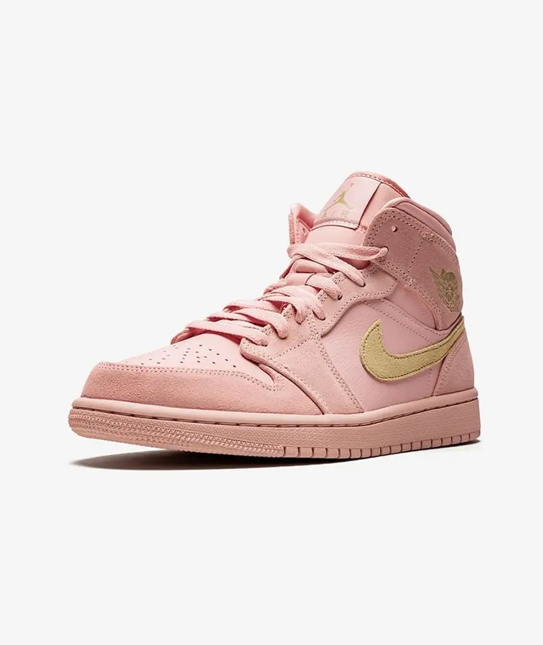 Giày Nike Air Jordan 1 Mid 'Coral Gold' 852542-600 - Ảnh 6