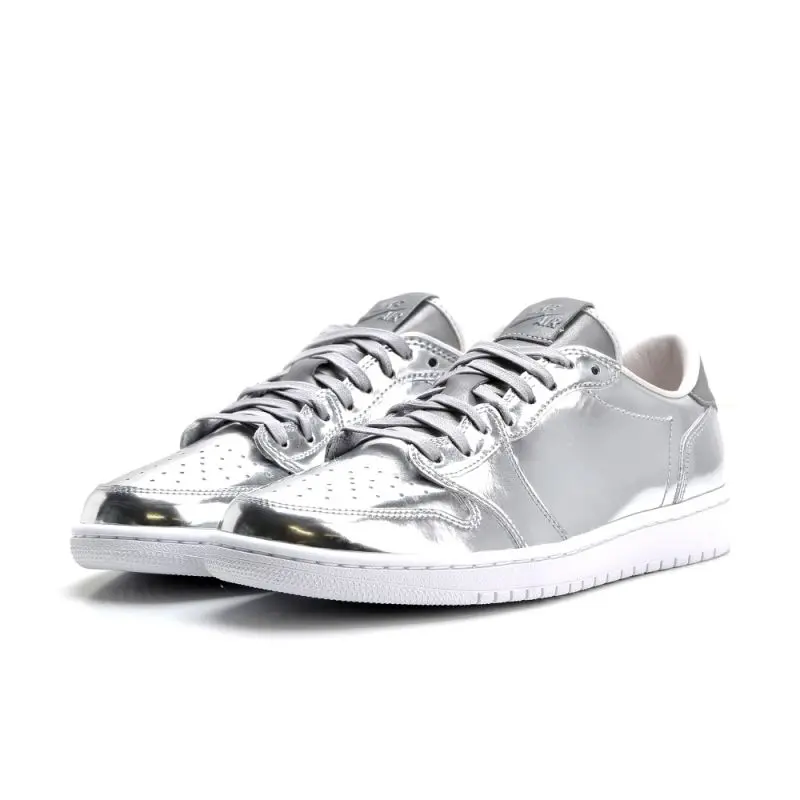 Alternative view of Giày Nike Air Jordan 1 Retro Low OG Pinnacle 'Metallic Silver' 852549-003