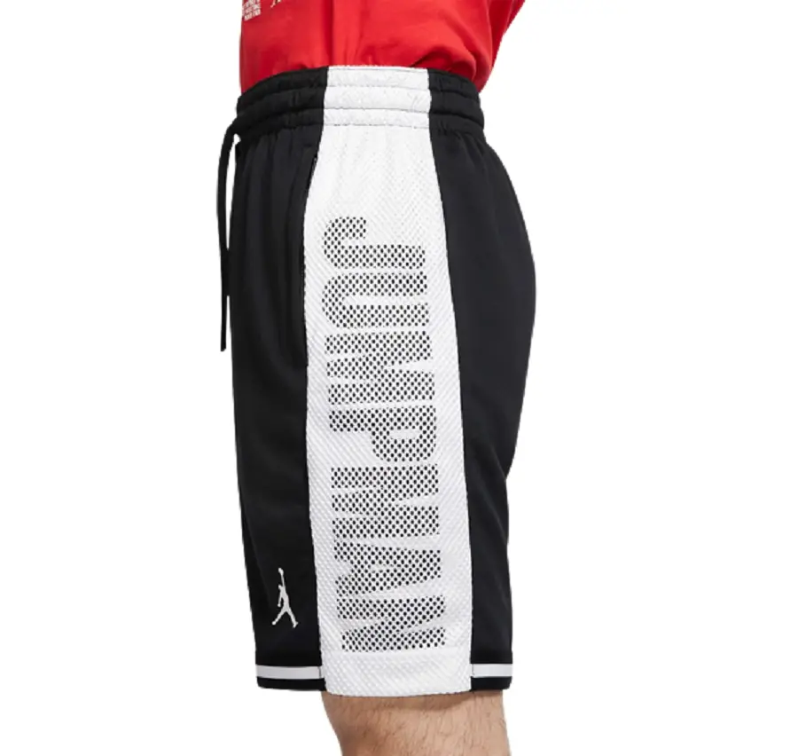 Alternative view of Quần Nike Jordan Jumpman Mens Basketball Shorts Black White CD4907-011