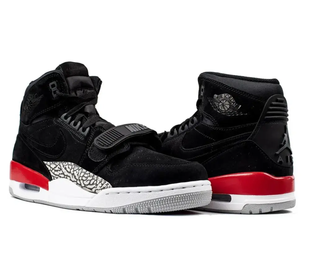 Alternative view of Giày Nike Jordan Legacy 312 'Black Suede' AV3922-060