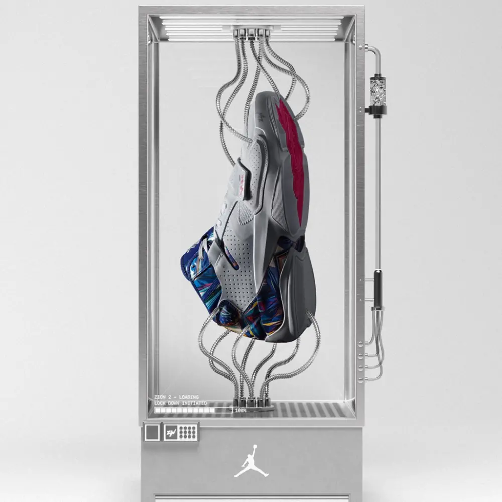 Alternative view of Giày Nike Air Jordan Zion 2 GS 'Hope Diamond' DO9514-467