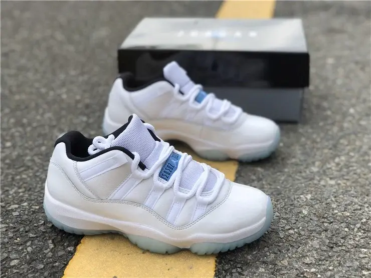 Giày Air Jordan 11 Retro Low GS 'Legend Blue' 528896-117 - Ảnh 7