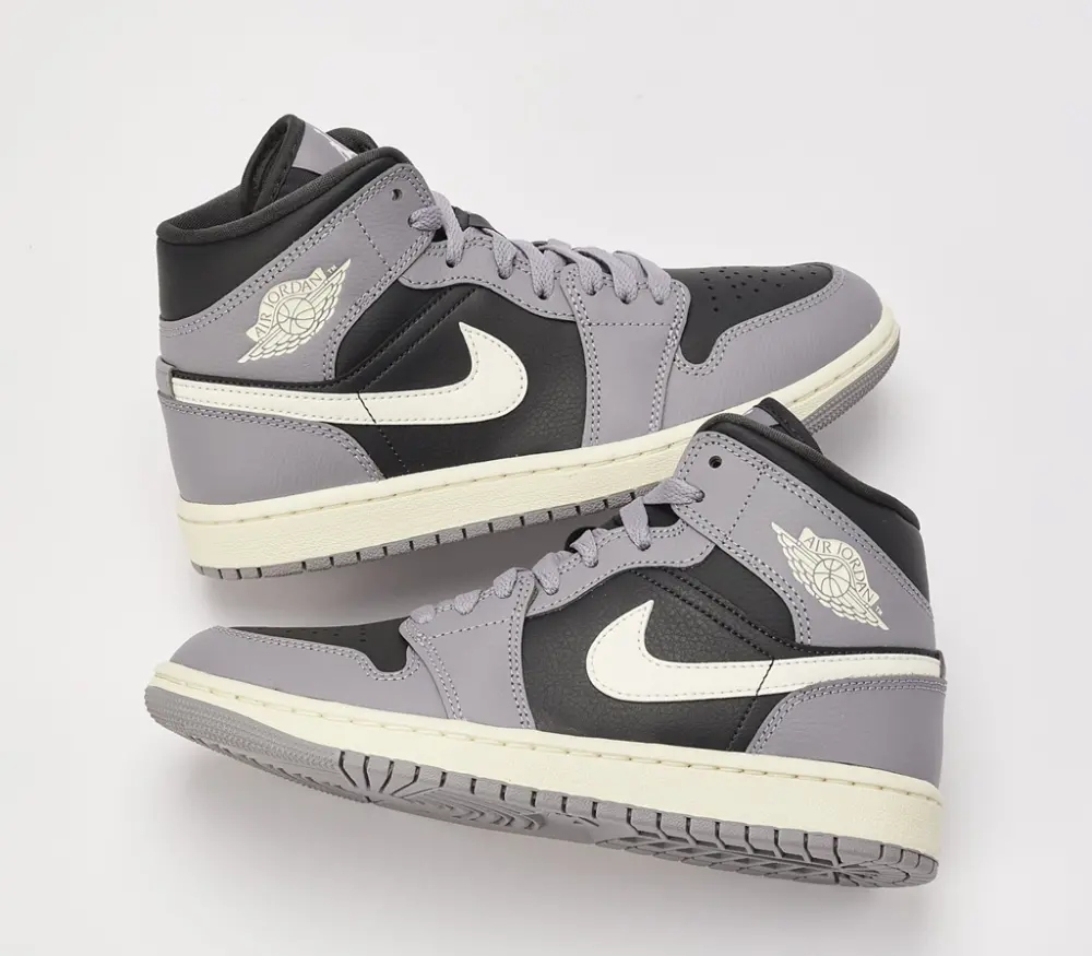 Giày Nike Jordan 1 Mid 'Cement Grey' BQ6472-022 - Ảnh 3