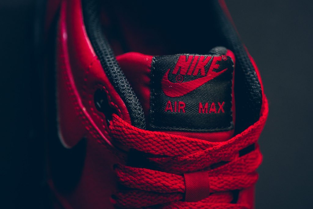 Giày Nike Air Max 1 Leather Premium 'Gym Red Black' 705282-600 - Ảnh 7