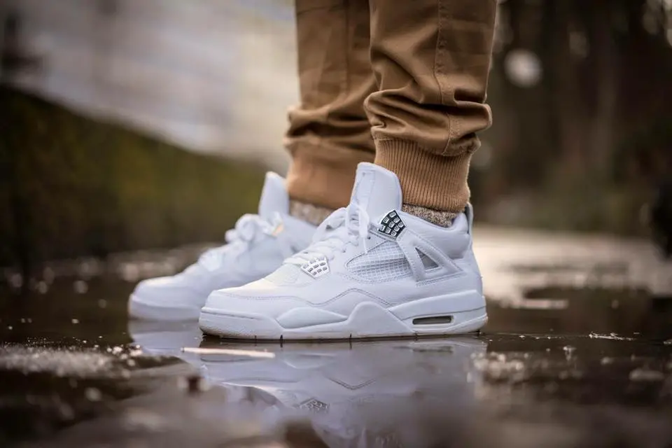 Giày Nike Air Jordan 4 Retro 'Pure Money' 308497-100 - Ảnh 4