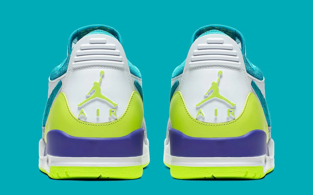 Giày Nike Just Don x Jordan Legacy 312 Low 'Neon Aquamarine' CD7069-103 - Ảnh 6