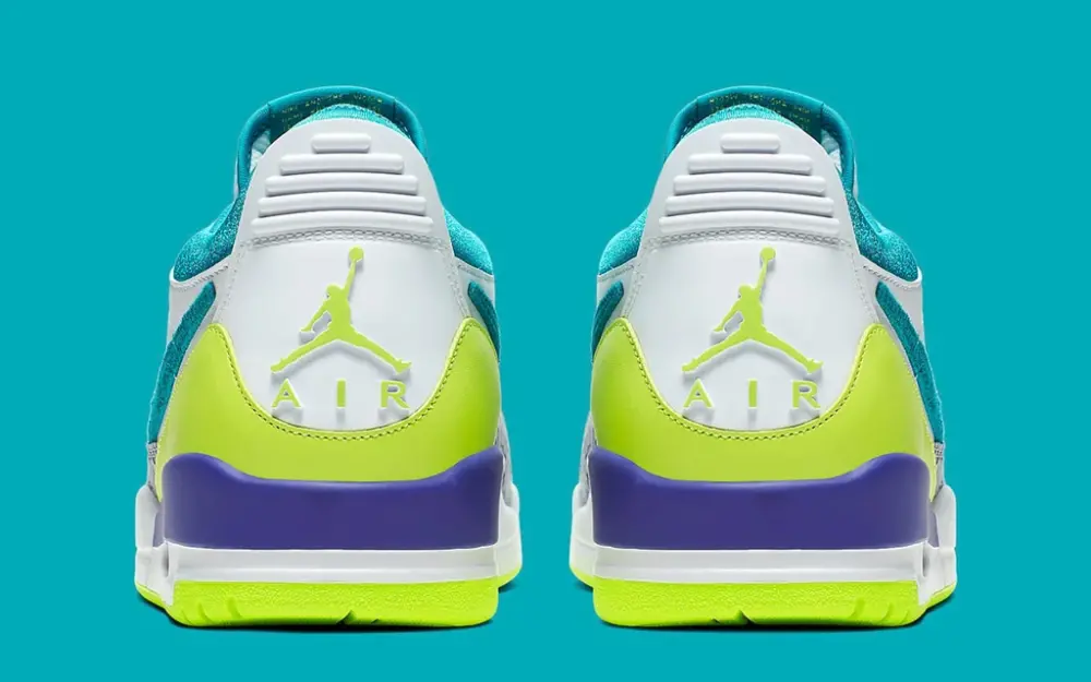 Giày Nike Just Don x Jordan Legacy 312 Low 'Neon Aquamarine' CD7069-103 - Ảnh 6