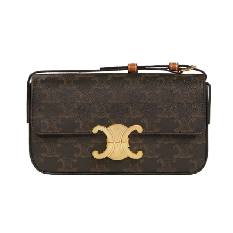 Túi Celine Triomphe Shoulder Bag Tan 194142CUZ-04LU