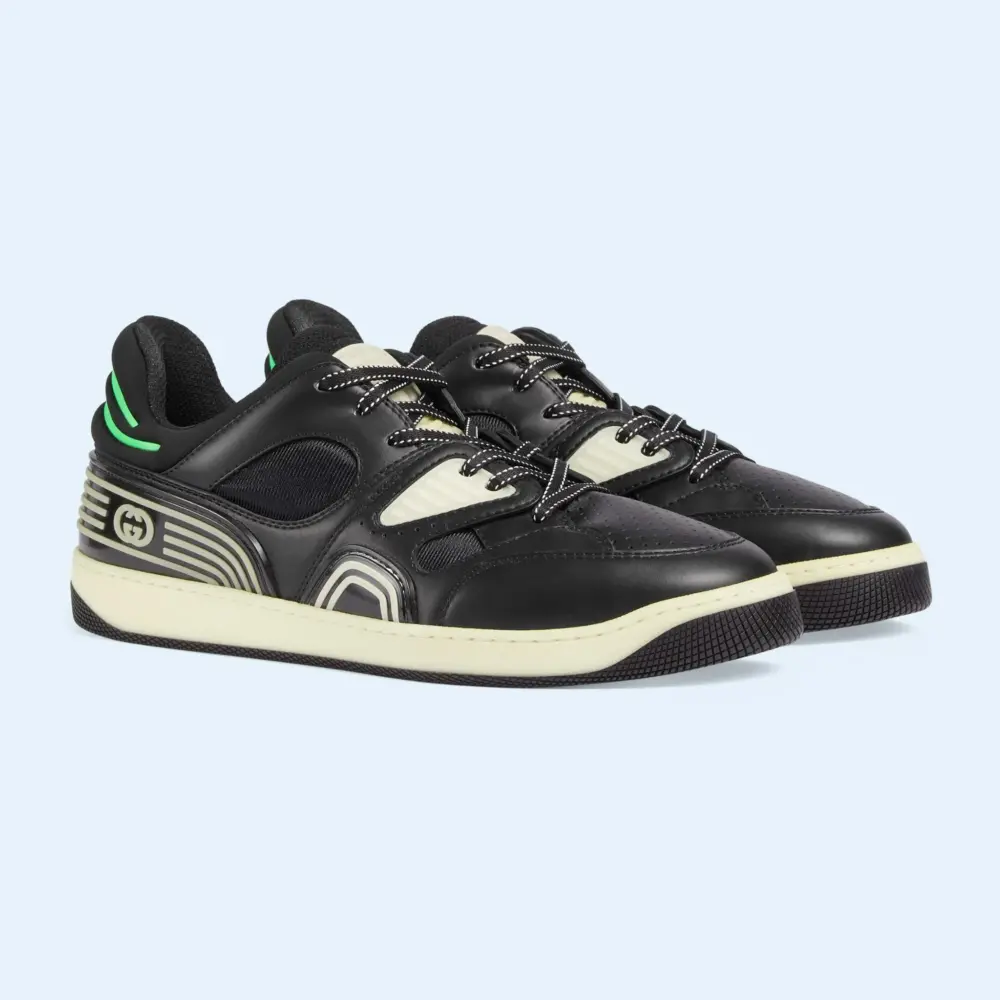 Giày Gucci Good Game Gucci Basket Sneaker 'Black Demetra' 722428-2SHJ0-1000 - Ảnh 7