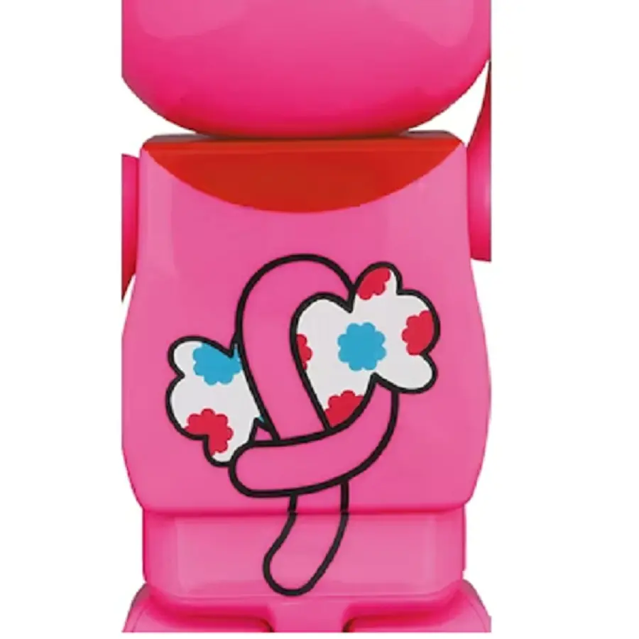 Alternative view of Mô Hình Bearbrick Maneki Neko Peko-chan Pink 100% & 400%