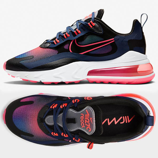 Giày Nike Wmns Air Max 270 React SE 'Midnight Navy Crimson' CK6929-400 - Ảnh 3