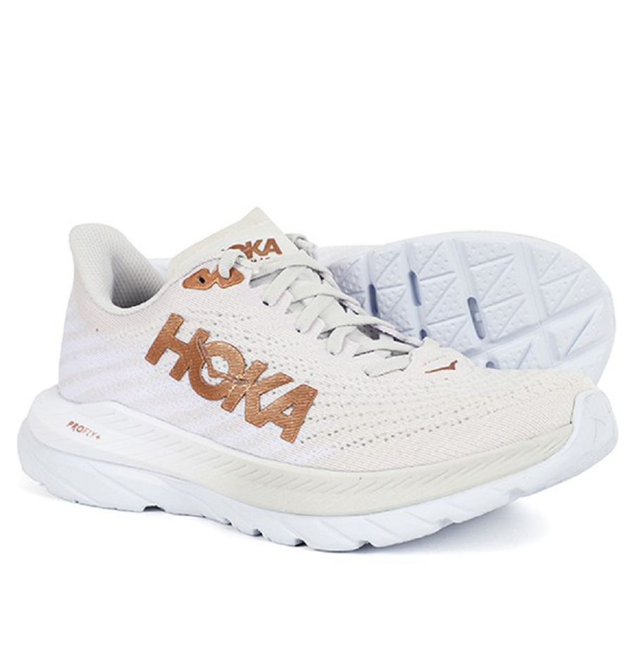 Giày Hoka One One Mach 5 White Copper 1127894-WCPP - Ảnh 3