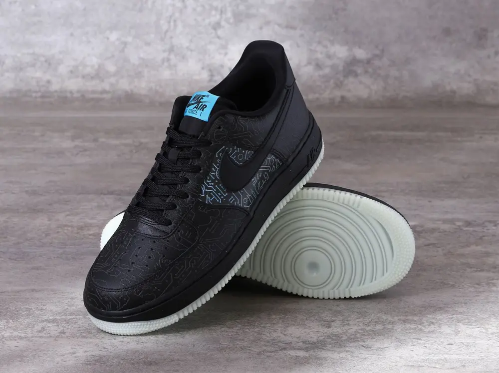 Giày Nike Space Jam x Air Force 1 '07 'Computer Chip' DH5354-001 - Ảnh 4